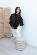 Blouse with ruffles "Vicolo"
